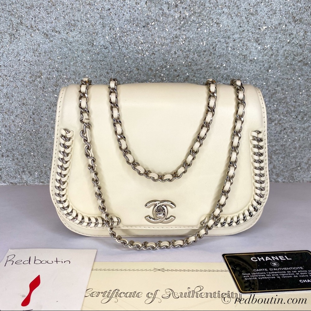 CHANEL Calfskin Leather Braided Chic CC Flap Bag - Picture 1 of 8